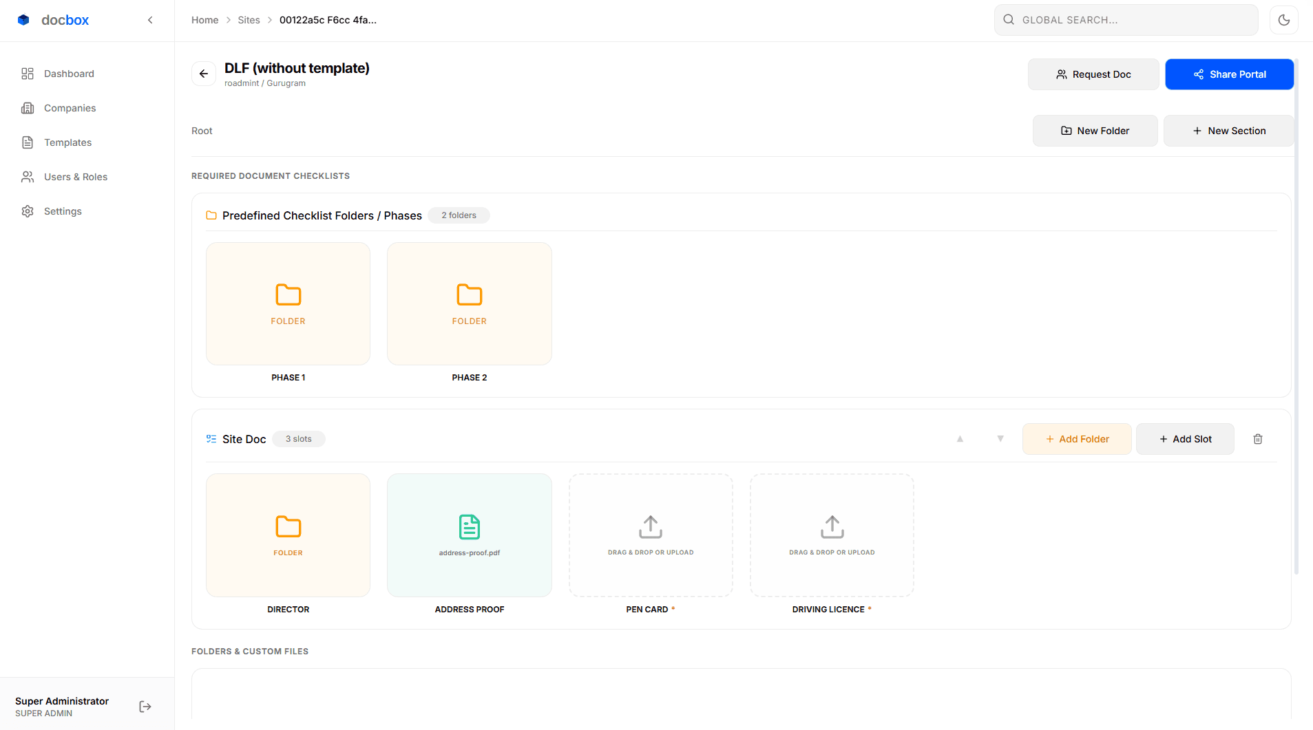 Portal Dashboard